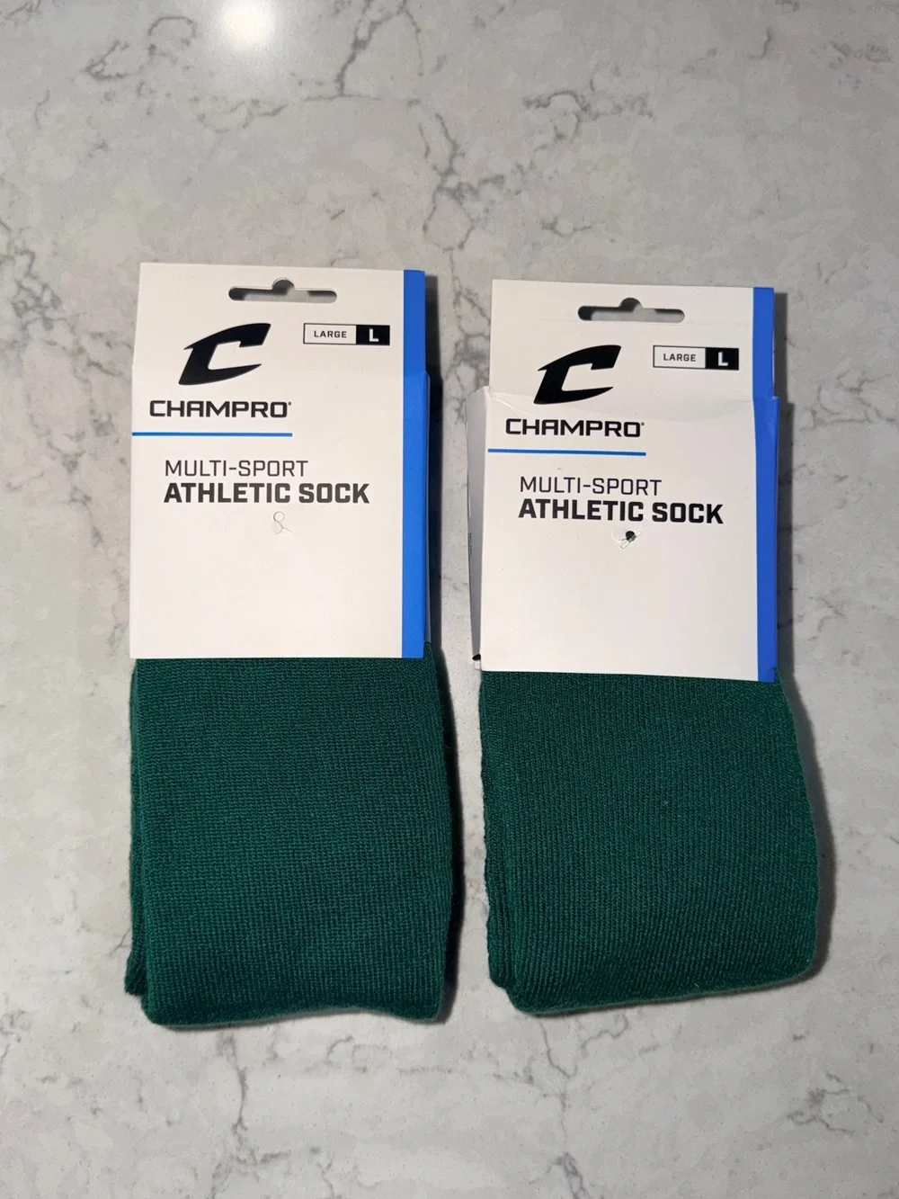 Champro Multi-Sport Athletic Socks - Green (Large)